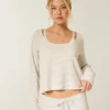 Gilly Hicks Always Cozy Waffle Long-Sleeve Scoop Top Gilly Hicks Always Cozy Waffle Long-Sleeve Scoop Top