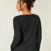 Gilly Hicks Always Cozy Waffle Long-Sleeve Scoop Top Gilly Hicks Always Cozy Waffle Long-Sleeve Scoop Top