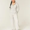 Gilly Hicks Sweter z dzianiny Proste spodnie z podwiniętymi nogawkami Gilly Hicks Sweter z dzianiny Proste spodnie z podwiniętymi nogawkami