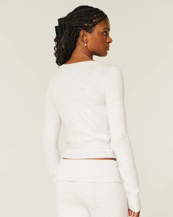 Gilly Hicks Sweter z dzianiny, wielofunkcyjny top kopertowy Gilly Hicks Sweter z dzianiny, wielofunkcyjny top kopertowy