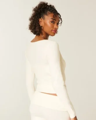 Gilly Hicks Sweter z dzianiny, wielofunkcyjny top kopertowy Gilly Hicks Sweter z dzianiny, wielofunkcyjny top kopertowy