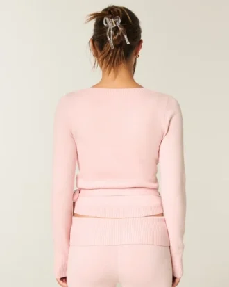 Gilly Hicks Sweter z dzianiny, wielofunkcyjny top kopertowy Gilly Hicks Sweter z dzianiny, wielofunkcyjny top kopertowy