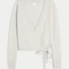 Gilly Hicks Sweter z dzianiny, wielofunkcyjny top kopertowy Gilly Hicks Sweter z dzianiny, wielofunkcyjny top kopertowy