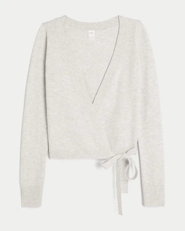 Gilly Hicks Sweter z dzianiny, wielofunkcyjny top kopertowy Gilly Hicks Sweter z dzianiny, wielofunkcyjny top kopertowy