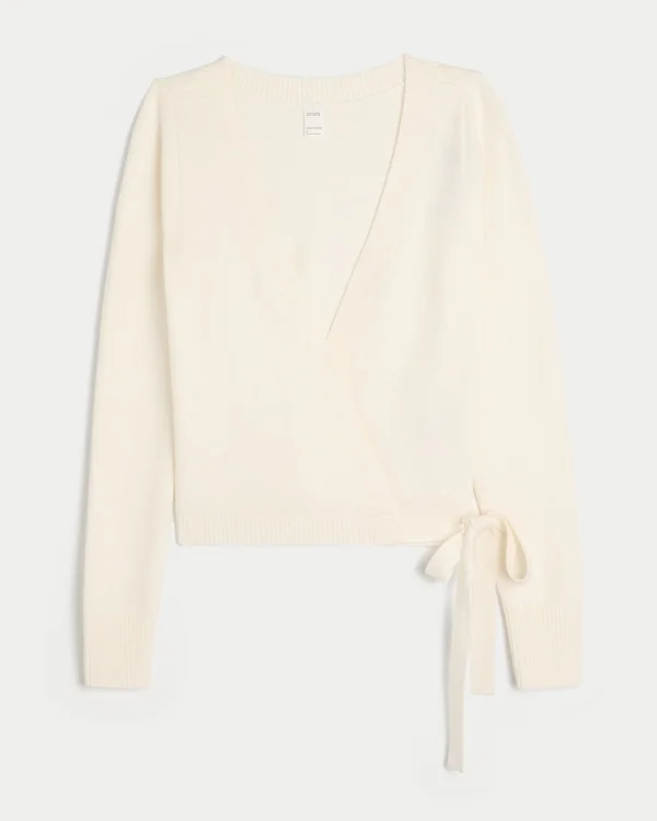 Gilly Hicks Sweter z dzianiny, wielofunkcyjny top kopertowy Gilly Hicks Sweter z dzianiny, wielofunkcyjny top kopertowy