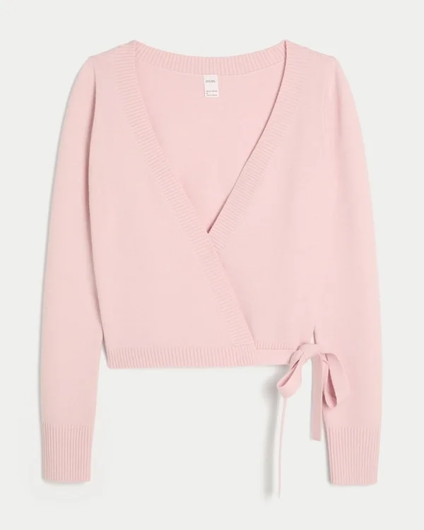 Gilly Hicks Sweter z dzianiny, wielofunkcyjny top kopertowy Gilly Hicks Sweter z dzianiny, wielofunkcyjny top kopertowy