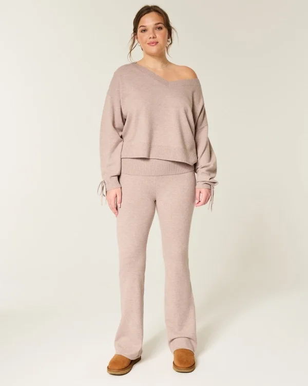 Gilly Hicks Sweter z dzianiny z podwiniętym pasem Gilly Hicks Sweter z dzianiny z podwiniętym pasem