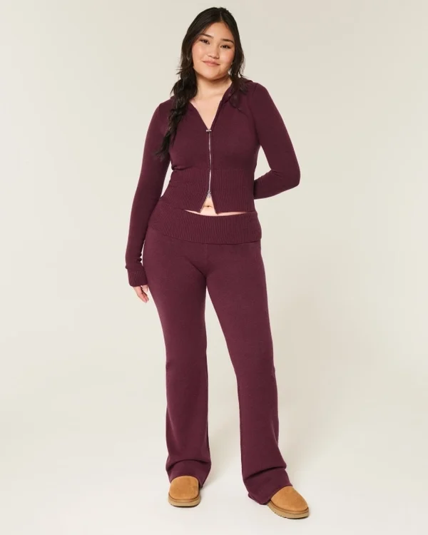 Gilly Hicks Sweter z dzianiny z podwiniętym pasem Gilly Hicks Sweter z dzianiny z podwiniętym pasem