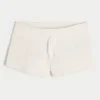 Gilly Hicks Wygodne szorty mini z tkaniny waflowej Gilly Hicks Wygodne szorty mini z tkaniny waflowej