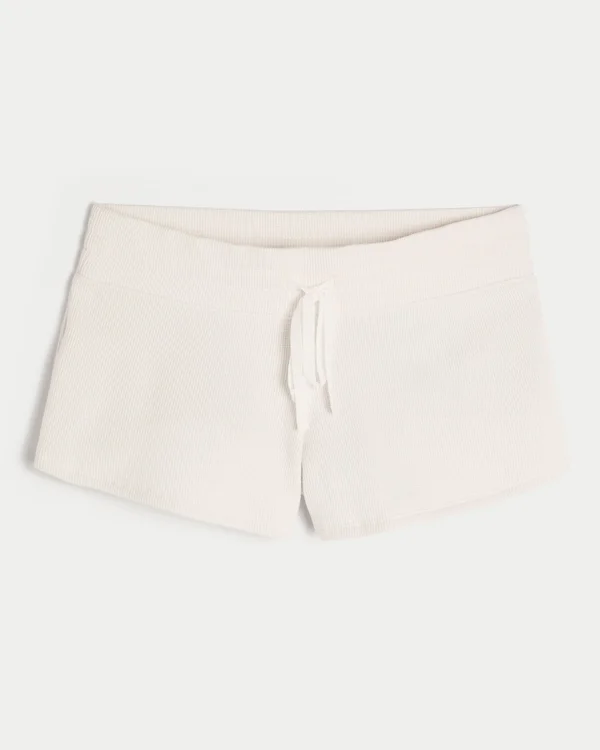 Gilly Hicks Wygodne szorty mini z tkaniny waflowej Gilly Hicks Wygodne szorty mini z tkaniny waflowej