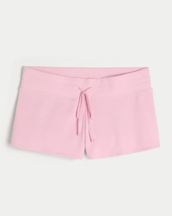 Gilly Hicks Wygodne szorty mini z tkaniny waflowej Gilly Hicks Wygodne szorty mini z tkaniny waflowej