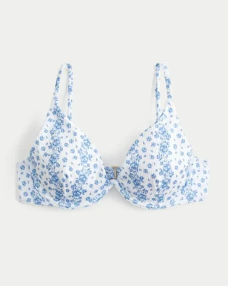 Gorsetowy stanik bikini z fiszbinami