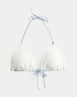 Górka bikini w stylu szydełkowym