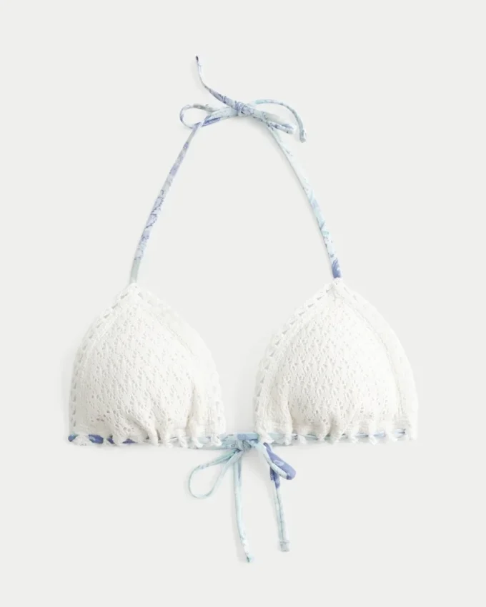 Górka bikini w stylu szydełkowym Górka bikini w stylu szydełkowym