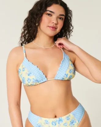 Górka bikini z falbaną