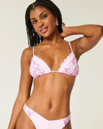 Górka bikini z falbaną