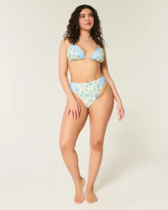 Górka bikini z falbaną