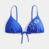 Górka bikini z trójkątnymi ramiączkami i koralikami Górka bikini z trójkątnymi ramiączkami i koralikami