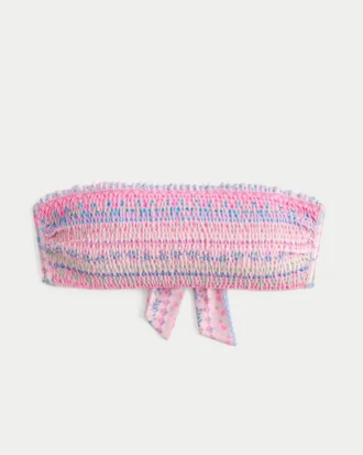 Groszkowa górna część bikini typu bandeau Groszkowa górna część bikini typu bandeau