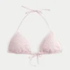 Groszkowy stanik bikini w stylu szydełkowym Groszkowy stanik bikini w stylu szydełkowym