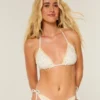 Haczykowana trójkątna górna część bikini Haczykowana trójkątna górna część bikini