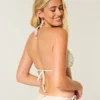 Haczykowana trójkątna górna część bikini Haczykowana trójkątna górna część bikini