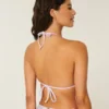 Haczykowana trójkątna górna część bikini
