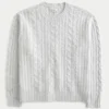 Hollister Comfy Cloud Sweter z dzianiny warkoczowej