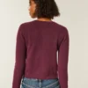 Hollister Wygodny kardigan z kieszeniami w kształcie łuku Hollister Wygodny kardigan z kieszeniami w kształcie łuku