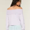 Hollister Wygodny sweter z odkrytymi ramionami i zakładką Hollister Wygodny sweter z odkrytymi ramionami i zakładką