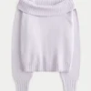 Hollister Wygodny sweter z odkrytymi ramionami i zakładką Hollister Wygodny sweter z odkrytymi ramionami i zakładką