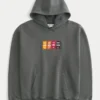 Hollister x Taco Bell Bluza z kapturem z nadrukiem