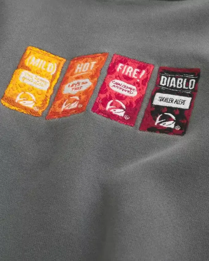 Hollister x Taco Bell Bluza z kapturem z nadrukiem