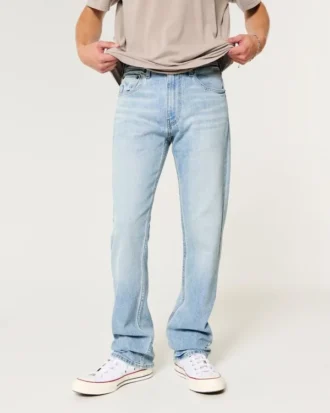 Jasne dżinsy typu bootcut