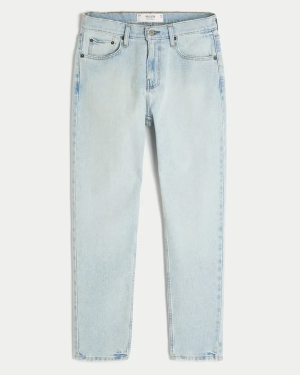 Jasne jeansy skinny o sportowym kroju Jasne jeansy skinny o sportowym kroju