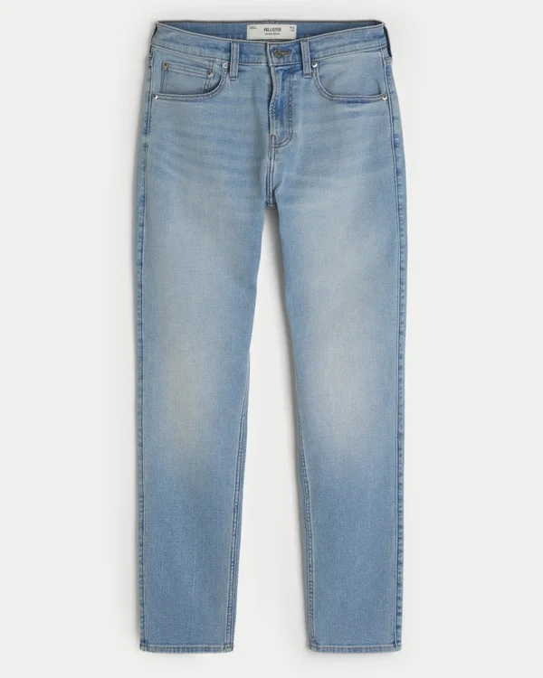 Jasne jeansy skinny o sportowym kroju Jasne jeansy skinny o sportowym kroju