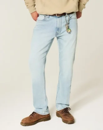 Jasne, proste jeansy slim fit