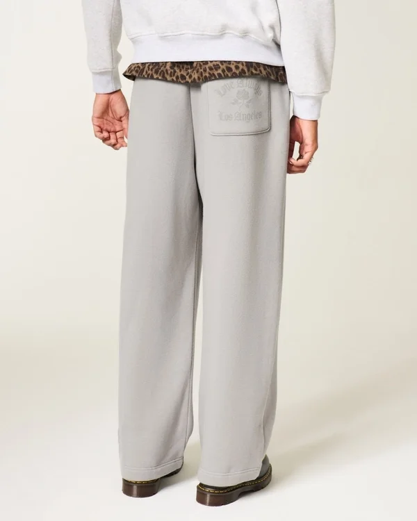 Kieszeń z tyłu Los Angeles Graphic Super Baggy Sweatpants Kieszeń z tyłu Los Angeles Graphic Super Baggy Sweatpants