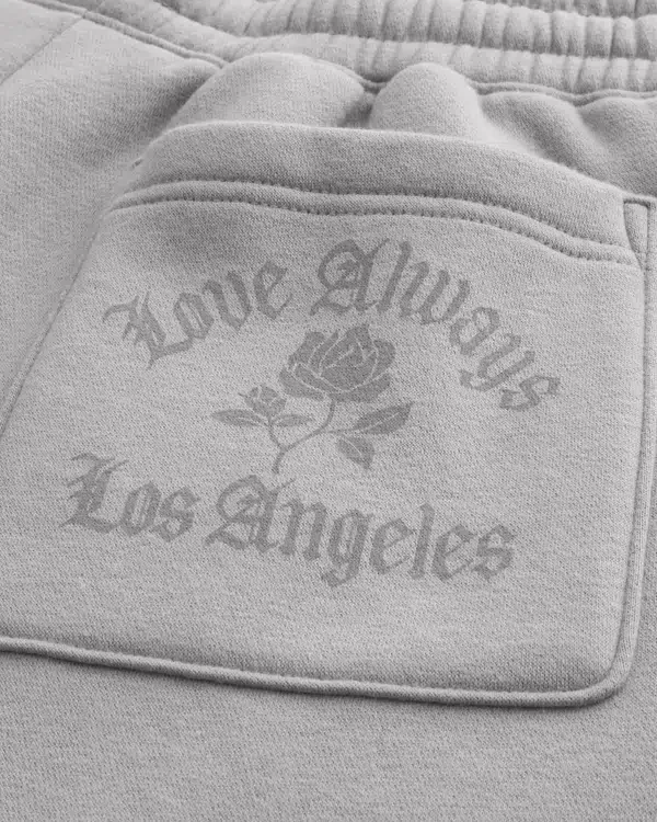 Kieszeń z tyłu Los Angeles Graphic Super Baggy Sweatpants Kieszeń z tyłu Los Angeles Graphic Super Baggy Sweatpants