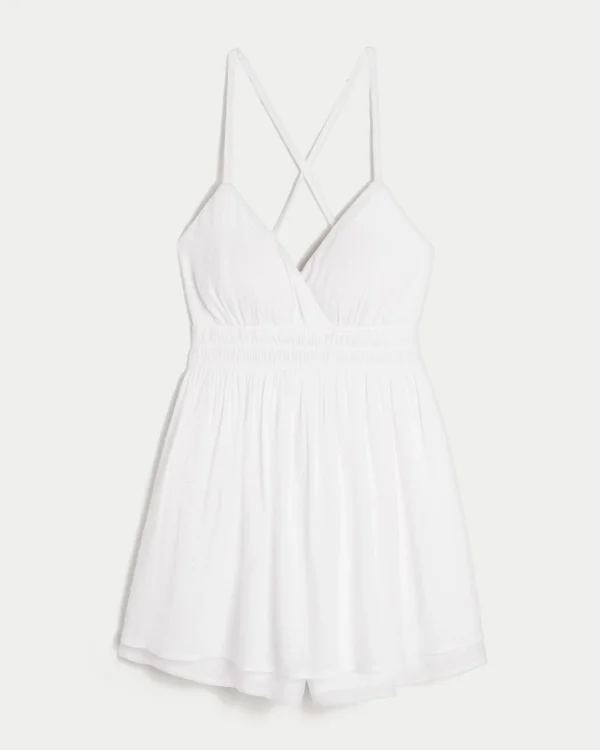 Kombinezon babydoll z odkrytymi plecami Kombinezon babydoll z odkrytymi plecami