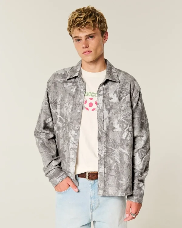 Koszula flanelowa Boxy Camo Koszula flanelowa Boxy Camo