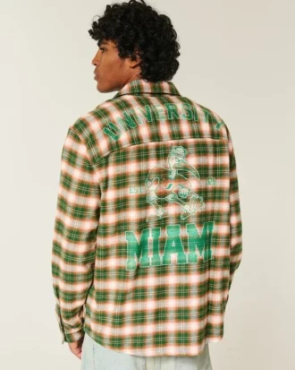 Koszula flanelowa z grafiką University of Miami Hurricanes Koszula flanelowa z grafiką University of Miami Hurricanes