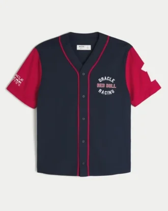 Koszulka baseballowa Oracle Red Bull Racing o prostym kroju Koszulka baseballowa Oracle Red Bull Racing o prostym kroju
