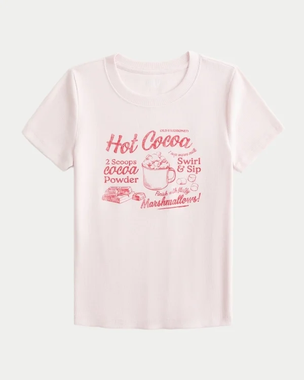 Koszulka dziecięca z nadrukiem Hot Cocoa Koszulka dziecięca z nadrukiem Hot Cocoa