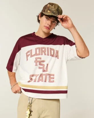 Koszulka futbolowa Florida State University Seminoles z grafiką Koszulka futbolowa Florida State University Seminoles z grafiką