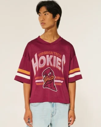 Koszulka futbolowa Virginia Tech Hokies z nadrukiem Koszulka futbolowa Virginia Tech Hokies z nadrukiem