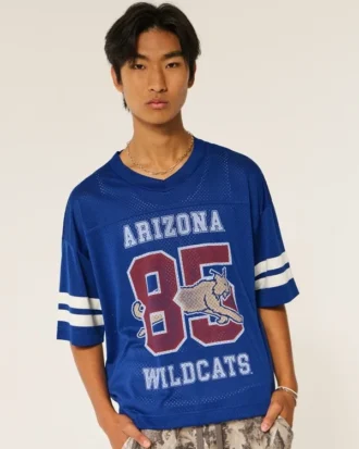 Koszulka futbolowa z grafiką University of Arizona Wildcats Koszulka futbolowa z grafiką University of Arizona Wildcats
