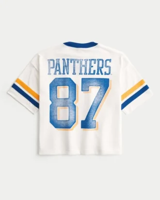 Koszulka futbolowa z nadrukiem Panthers Uniwersytetu w Pittsburghu Koszulka futbolowa z nadrukiem Panthers Uniwersytetu w Pittsburghu