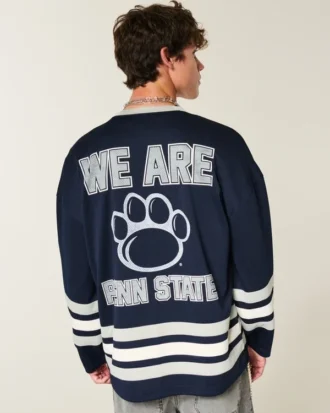 Koszulka hokejowa z grafiką Penn State University Nittany Lions Koszulka hokejowa z grafiką Penn State University Nittany Lions