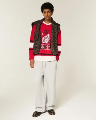 Koszulka hokejowa z nadrukiem University of Georgia Bulldogs Koszulka hokejowa z nadrukiem University of Georgia Bulldogs